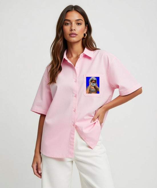 Sassy Chic Oversized Shirt