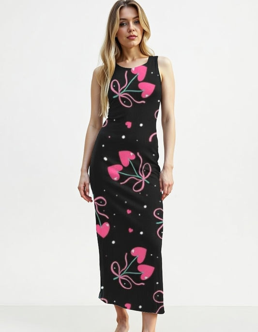 Black Velvet Bodycon Dress