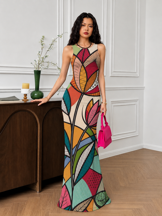 Celeste Garden Bodycon Dress