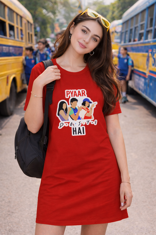 Bollywood Vibes Version 3 T-Shirt Dress