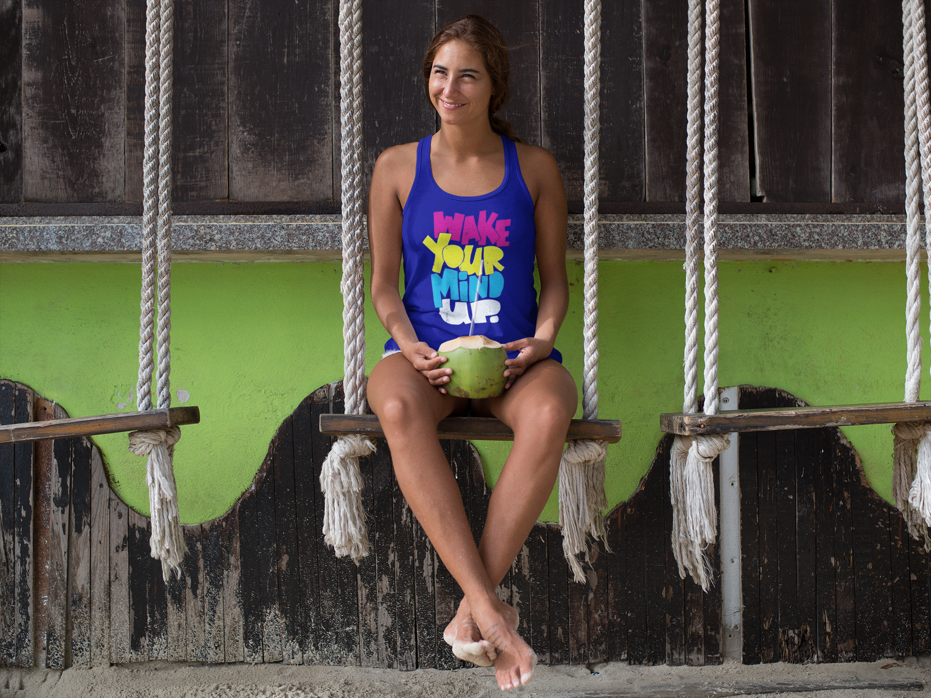 SCUBAAA Women's Wake Up Tank Top