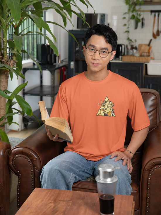 SCUBAAA Men's Naruto Oversized Half Sleeve T-shirt