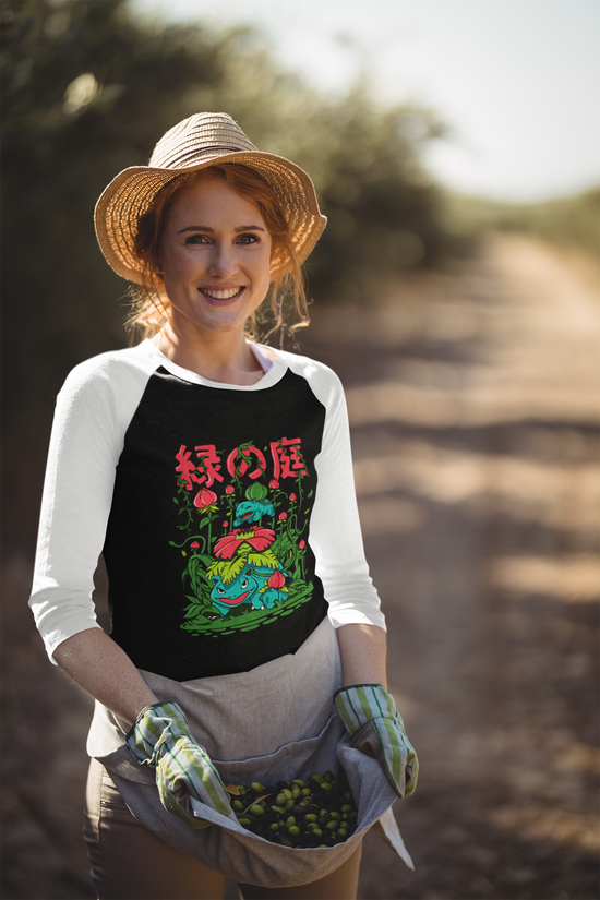 SCUBAAA Women's Tokyo Jungle Raglan T-Shirt