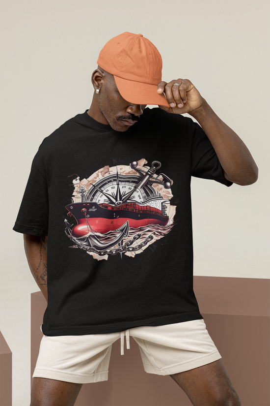 SCUBAAA - Men's Sailing Oversized T-Shirt