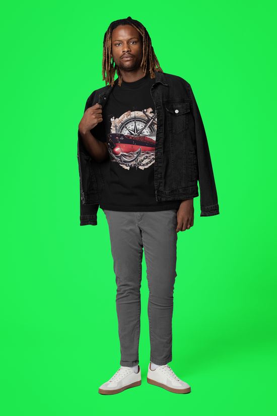 SCUBAAA - Men's Sailing Oversized T-Shirt