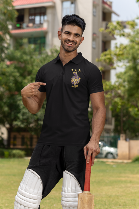 SCUBAAA Men's KKR Polo T-Shirt