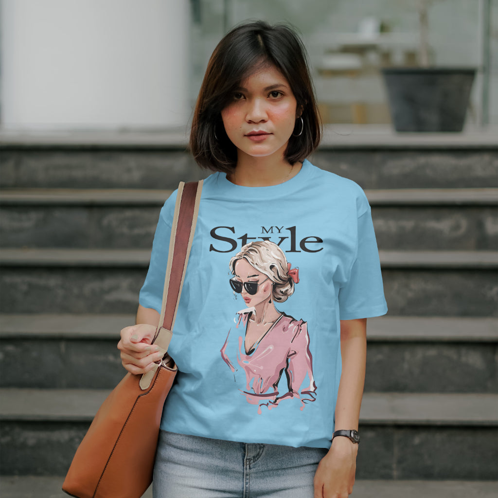 SCUBAAA Women's My Style Oversized T-Shirt