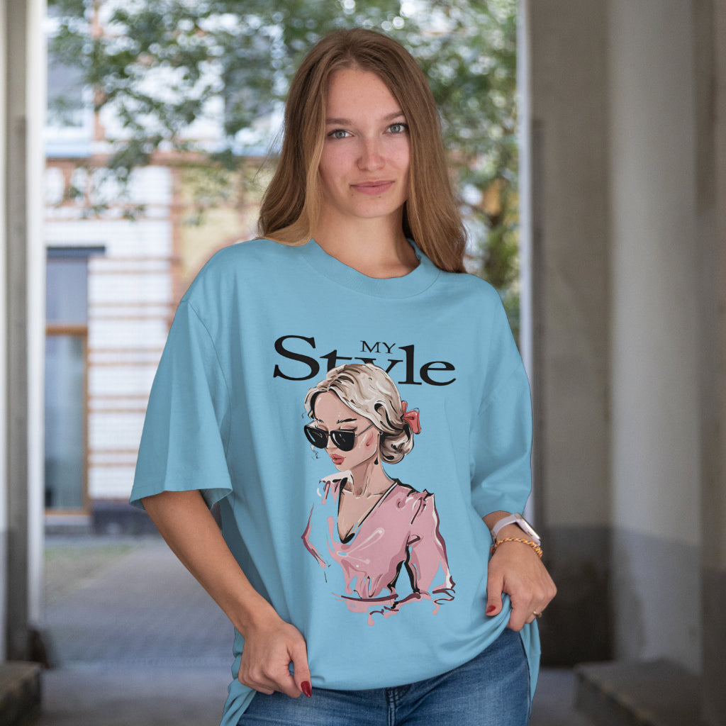 SCUBAAA Women's My Style Oversized T-Shirt