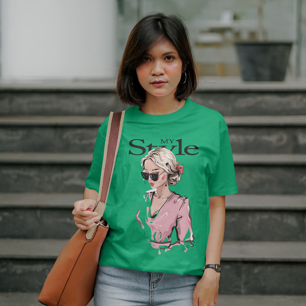SCUBAAA Women's My Style Oversized T-Shirt