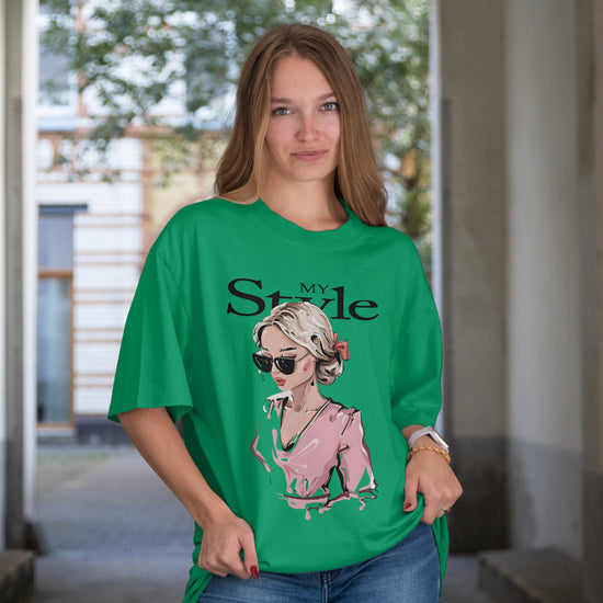 SCUBAAA Women's My Style Oversized T-Shirt