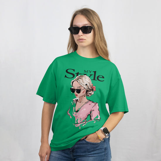 SCUBAAA Women's My Style Oversized T-Shirt