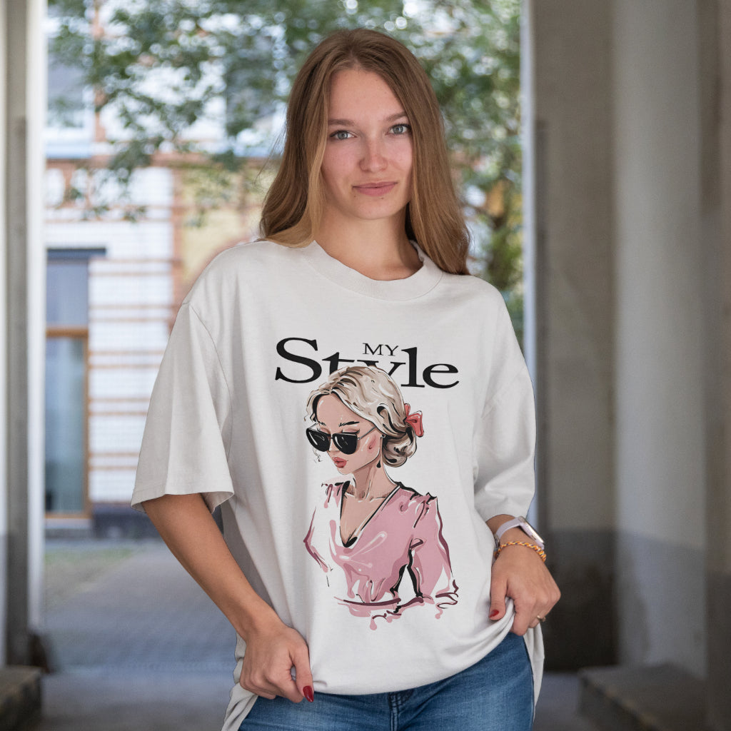 SCUBAAA Women's My Style Oversized T-Shirt