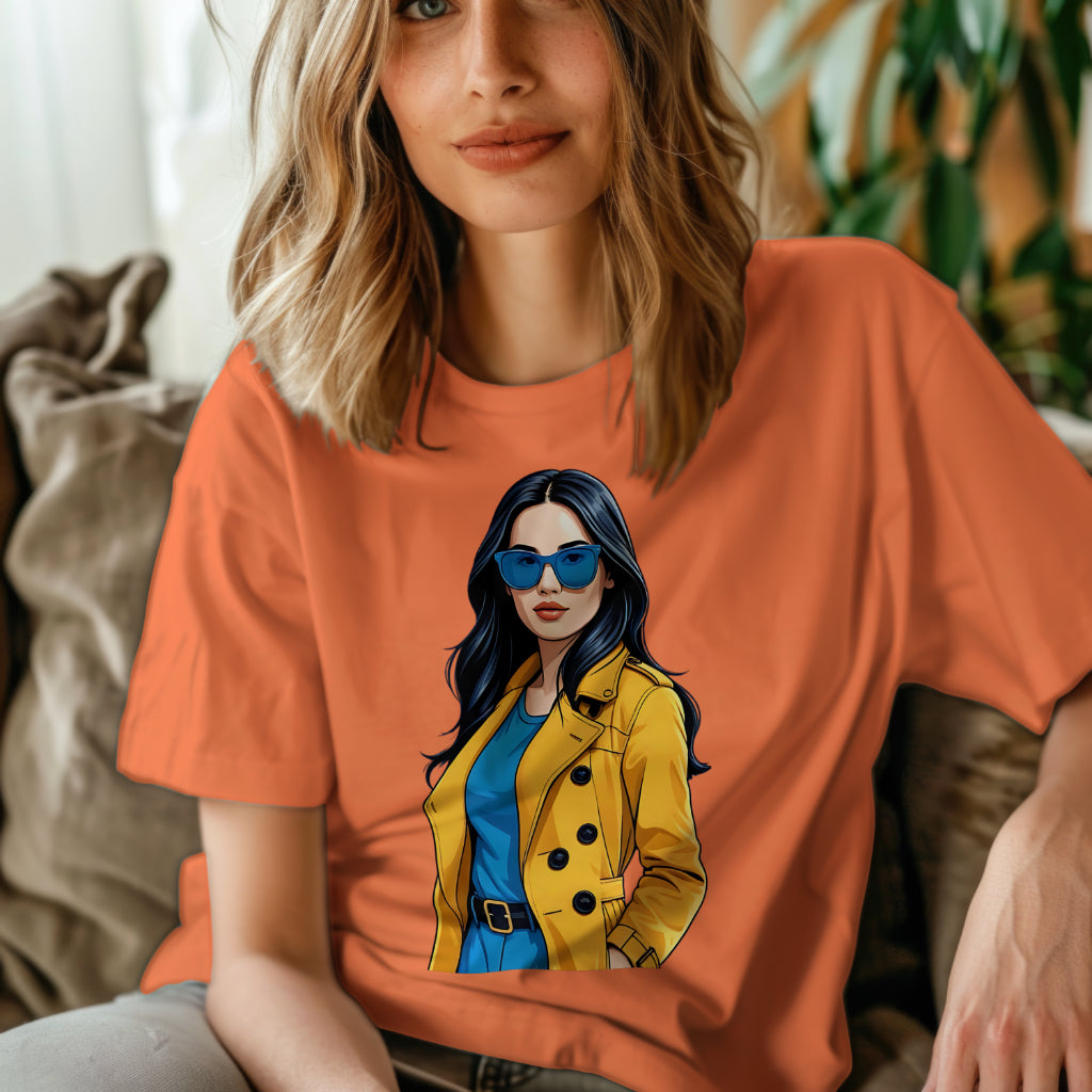 SCUBAAA Women's Bold & Chic: A Modern Fashion Statement Oversized T-Shirt