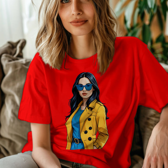 SCUBAAA Women's Bold & Chic: A Modern Fashion Statement Oversized T-Shirt