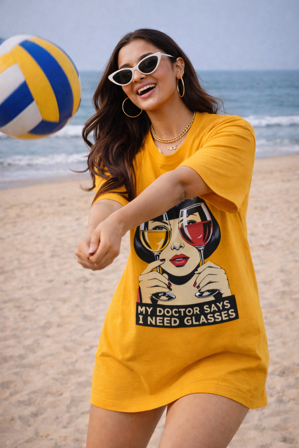 Wine Vision Dress Oversized Classic T-Shirt – ScubAAA Outfitter