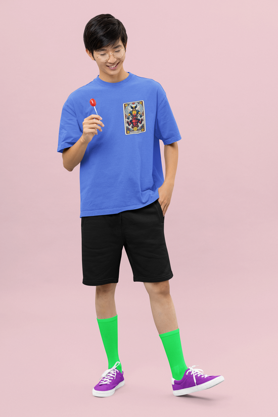 SCUBAAA Men's Deadpool Overloaded Oversized Classic T-Shirt