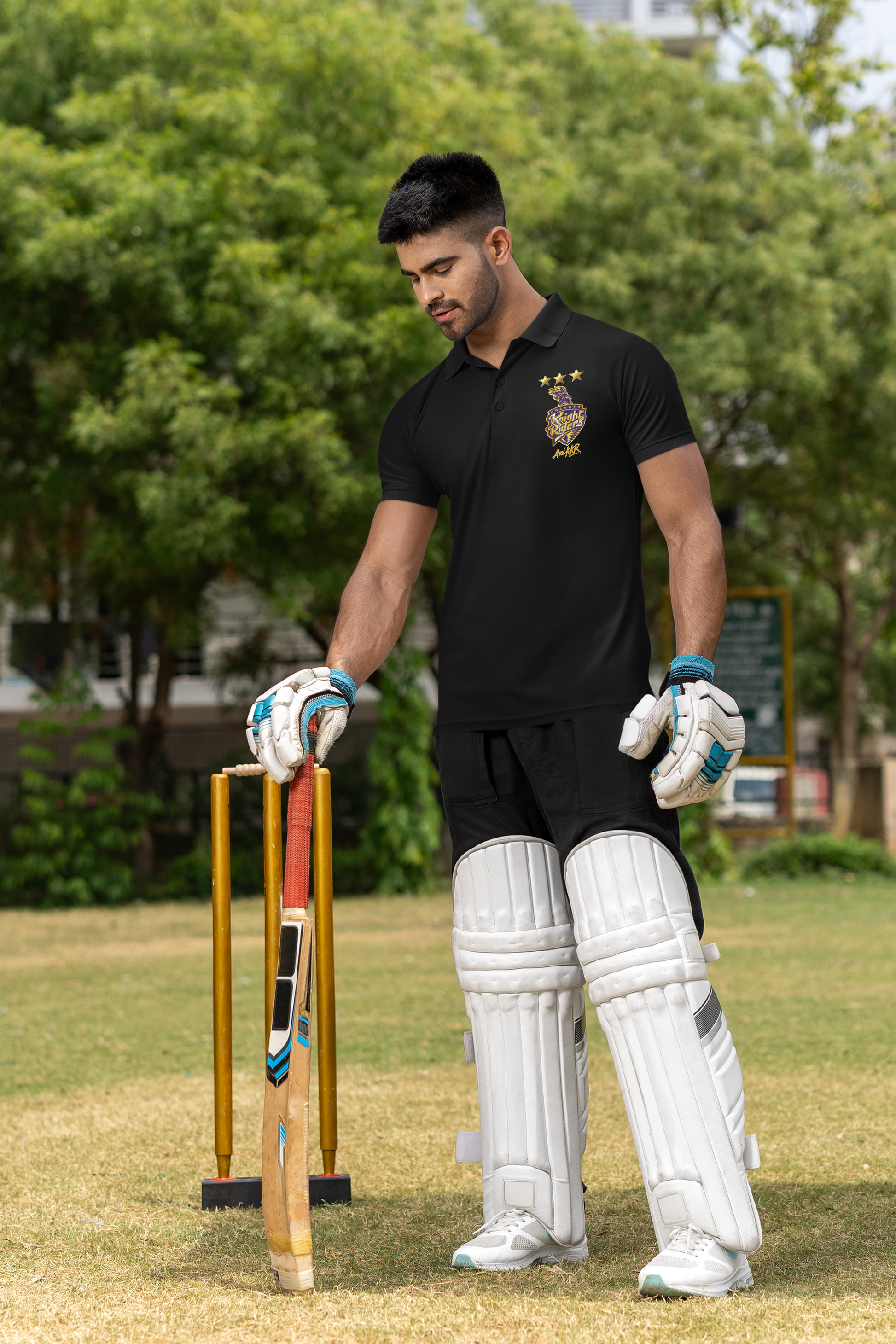 SCUBAAA Men's KKR Polo T-Shirt