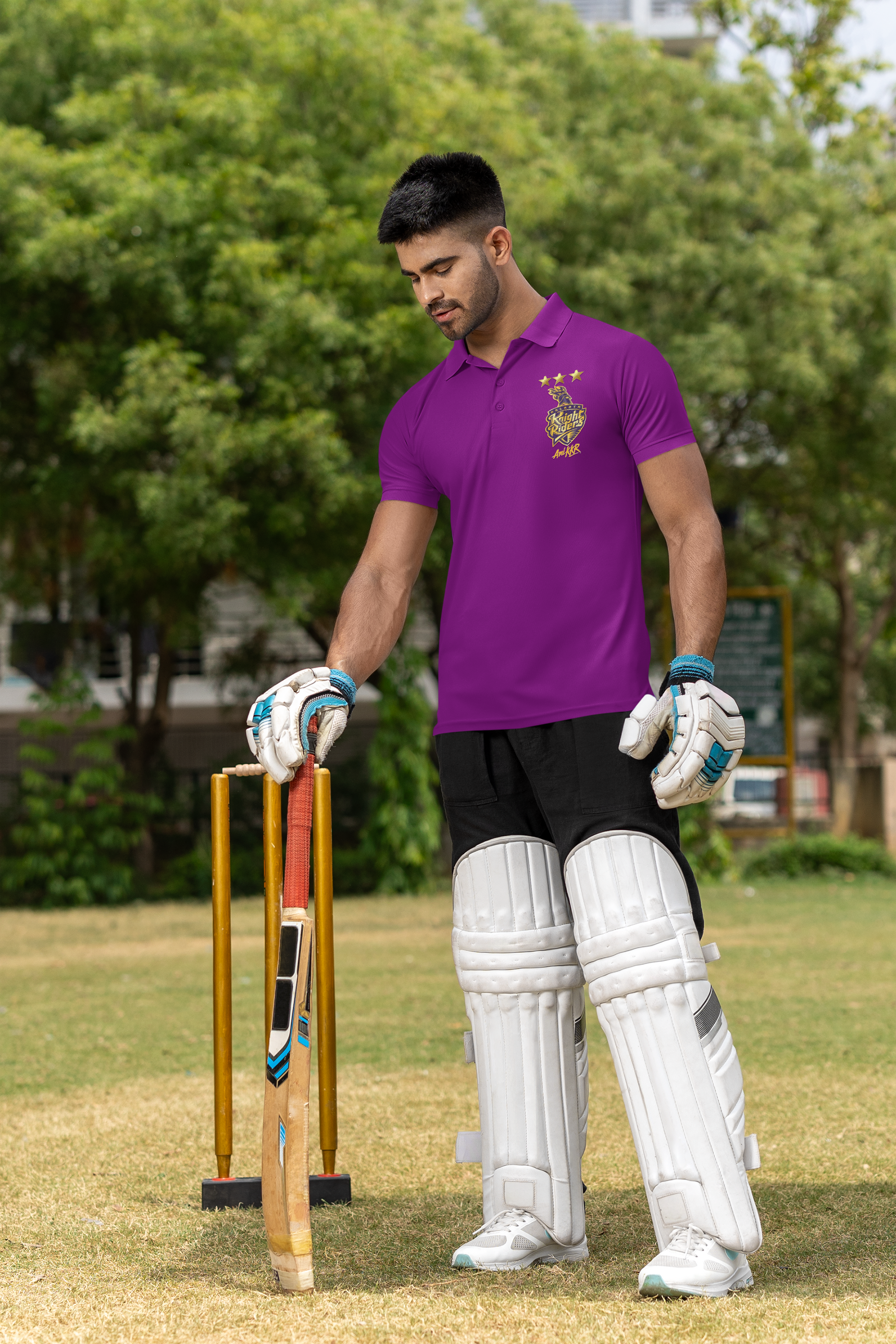 SCUBAAA Men's KKR Polo T-Shirt