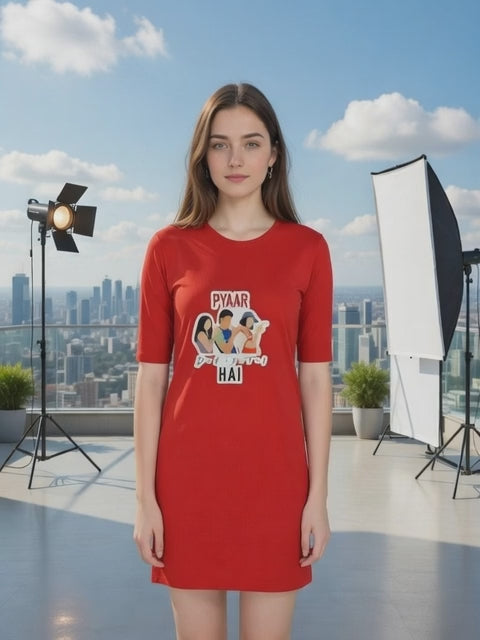Bollywood Vibes Version 3 T-Shirt Dress