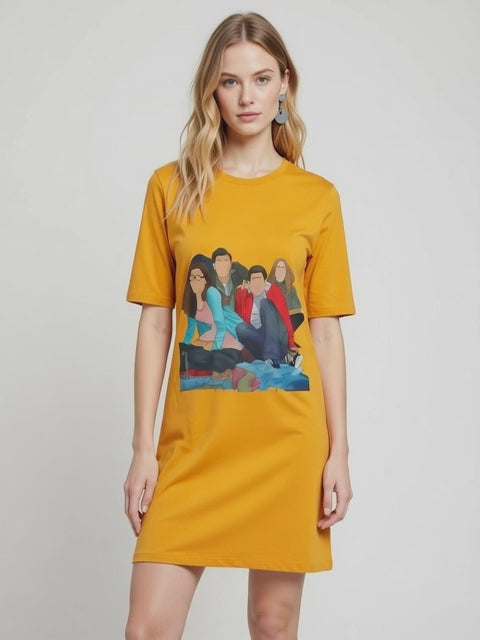 Bollywood Vibes Version 4 T-Shirt Dress