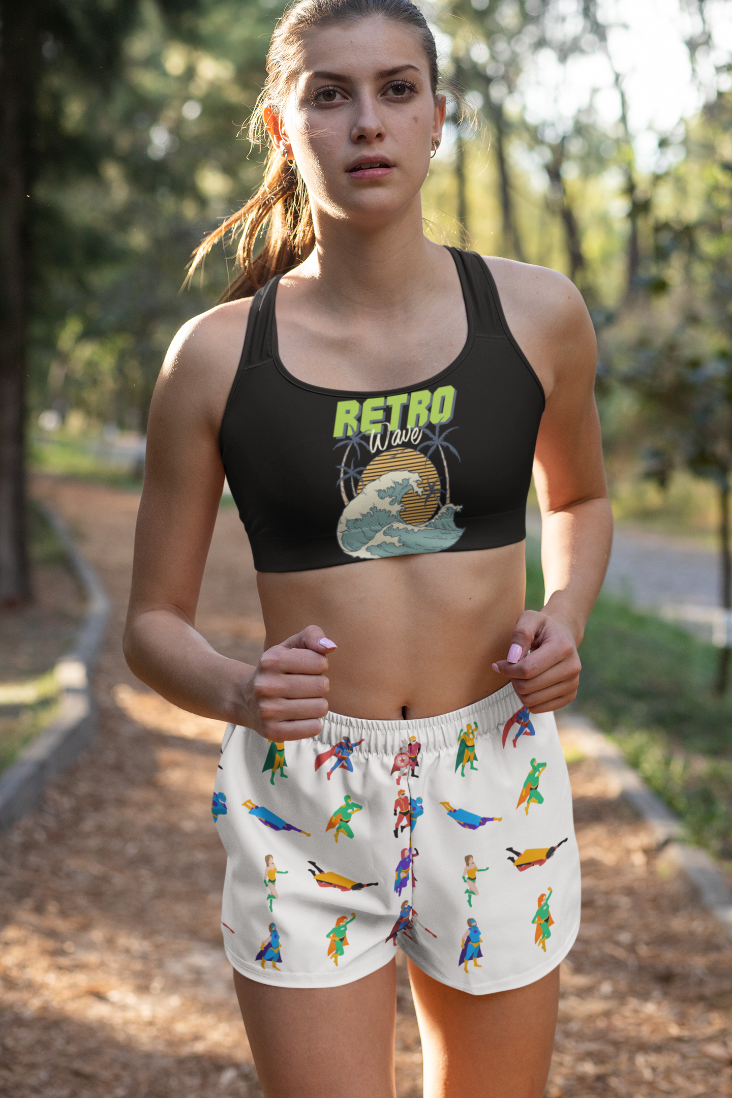 SCUBAAA Superhero Vibes Unisex All-Over Print AOP Shorts
