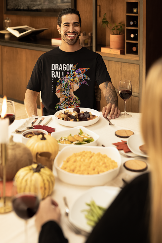 SCUBAAA Men's GOKU X Vegeta Oversized T-Shirt