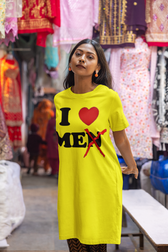 SCUBAAA Women's Love MeT-Shirt Dress