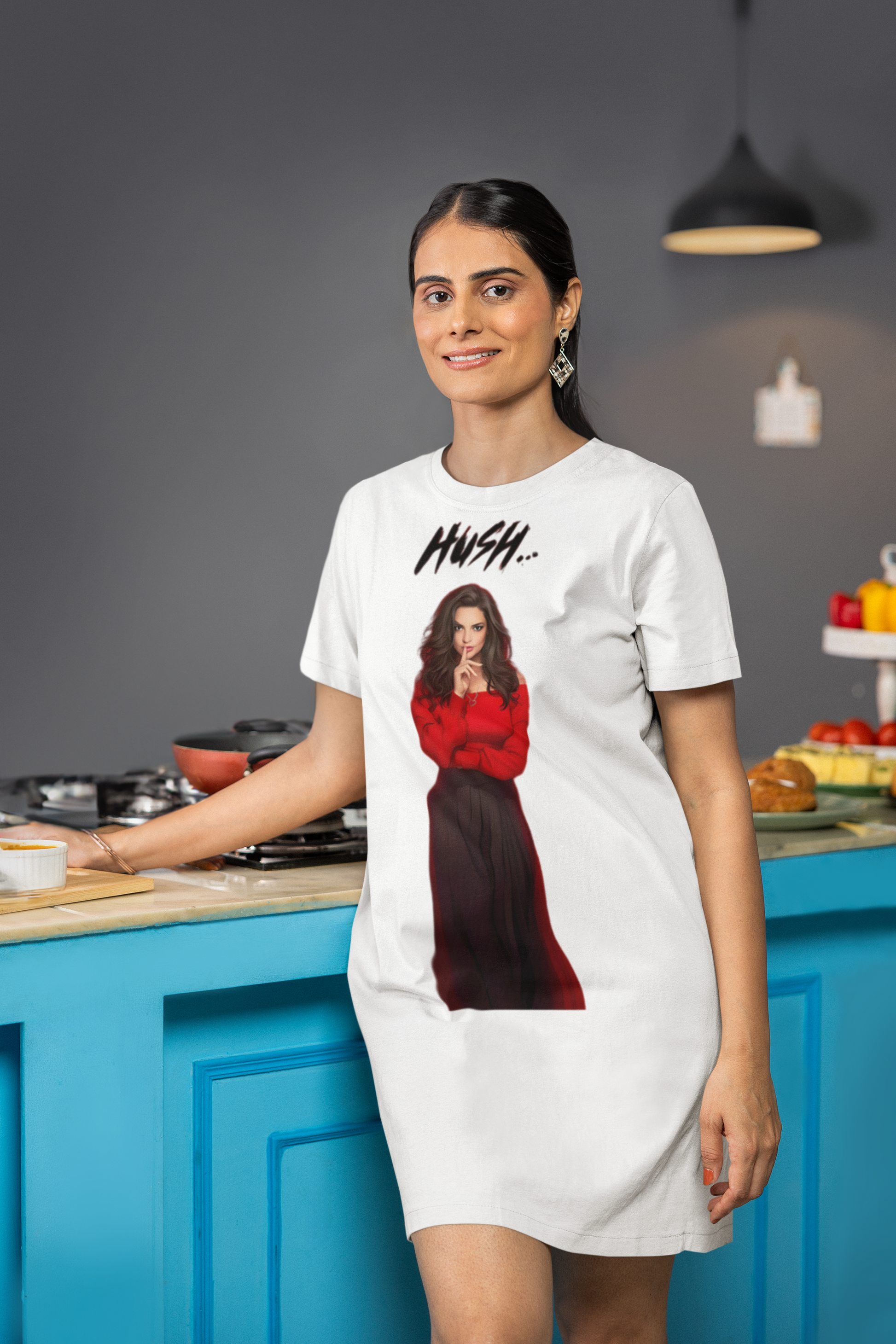 SCUBAAA Women's Hush T-Shirt Dress