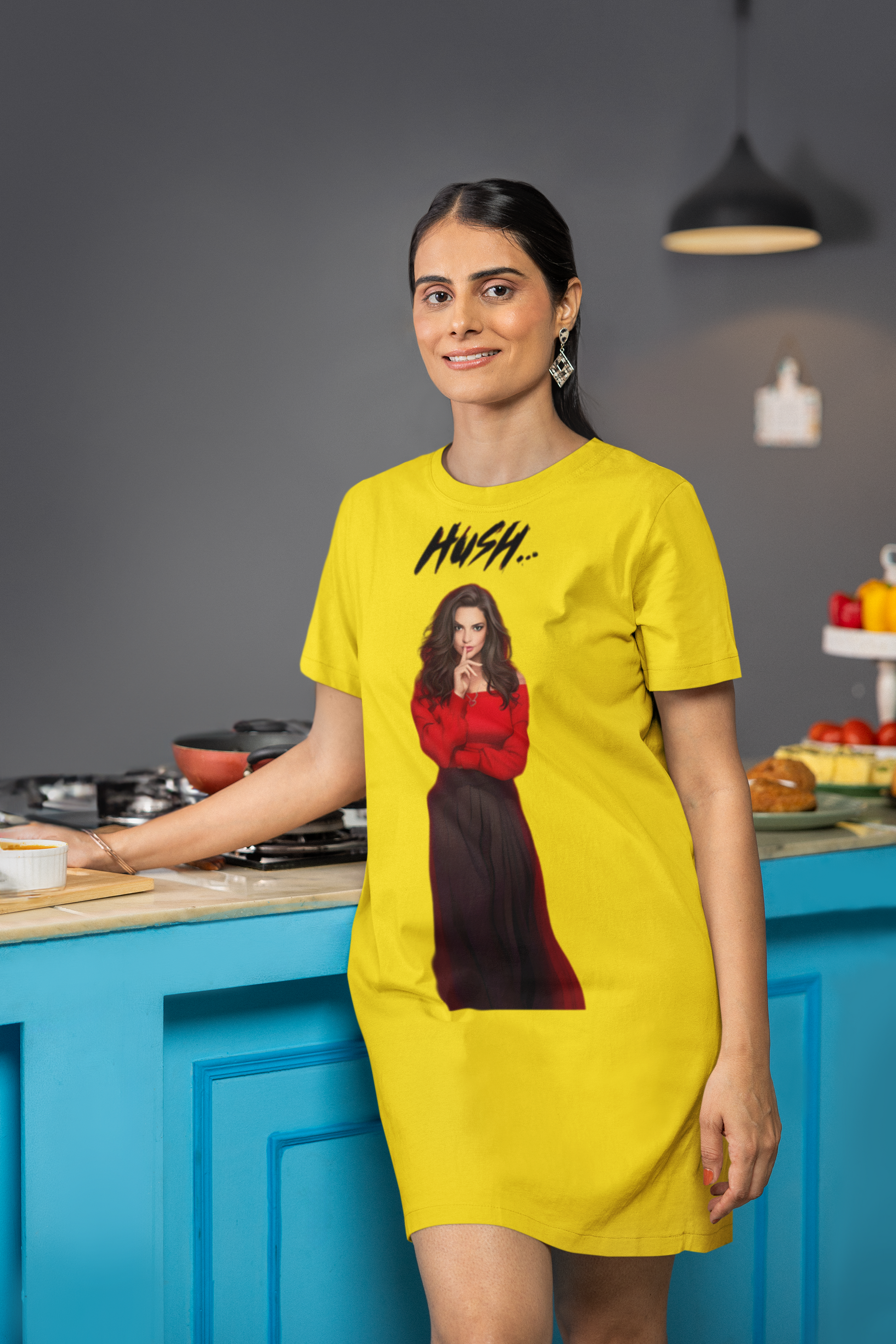 SCUBAAA Women's Hush T-Shirt Dress