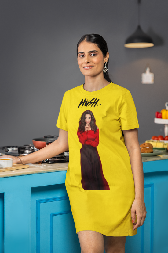 SCUBAAA Women's Hush T-Shirt Dress