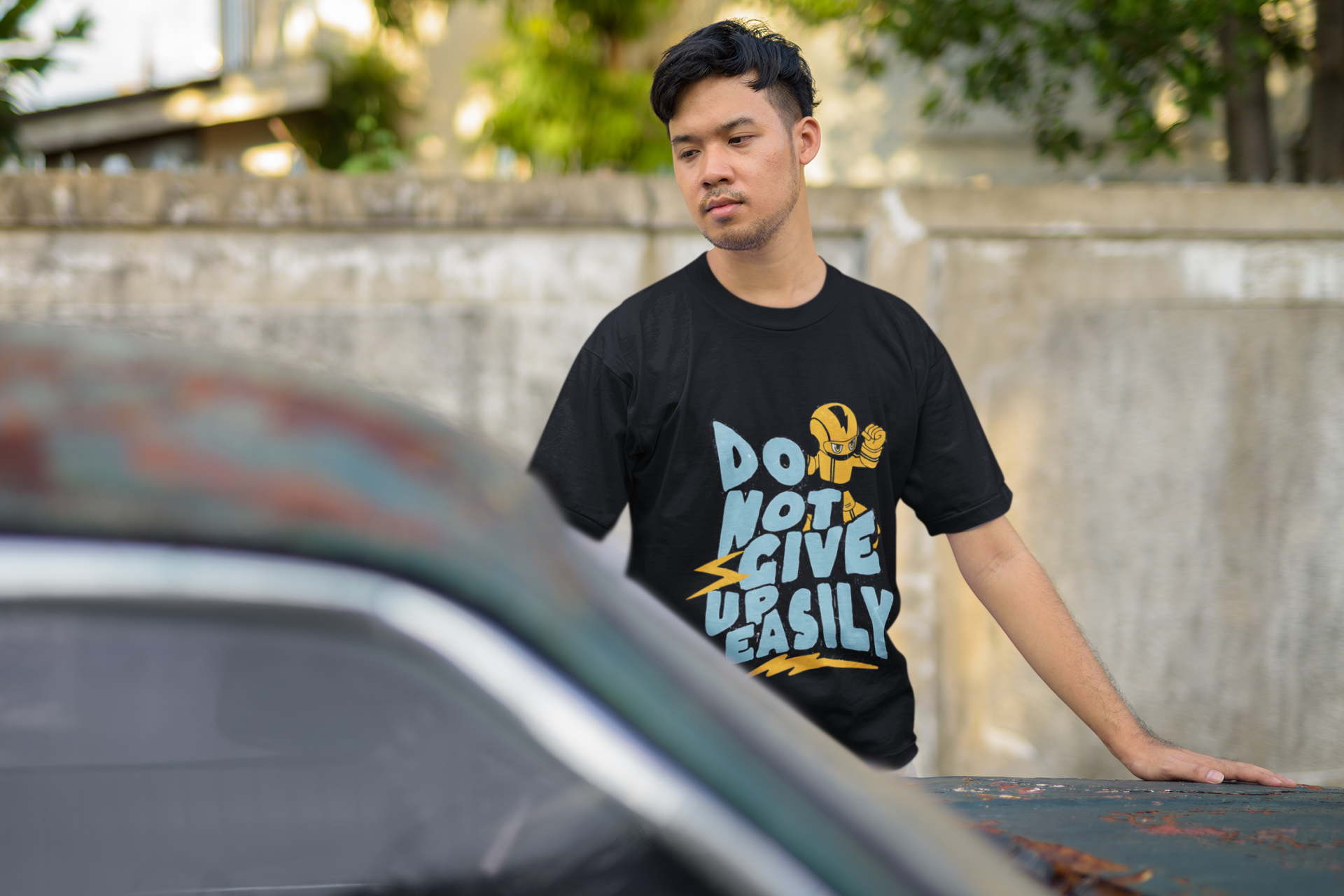 SCUBAAA - Men's Do Not Gve Up RegularT-Shirt