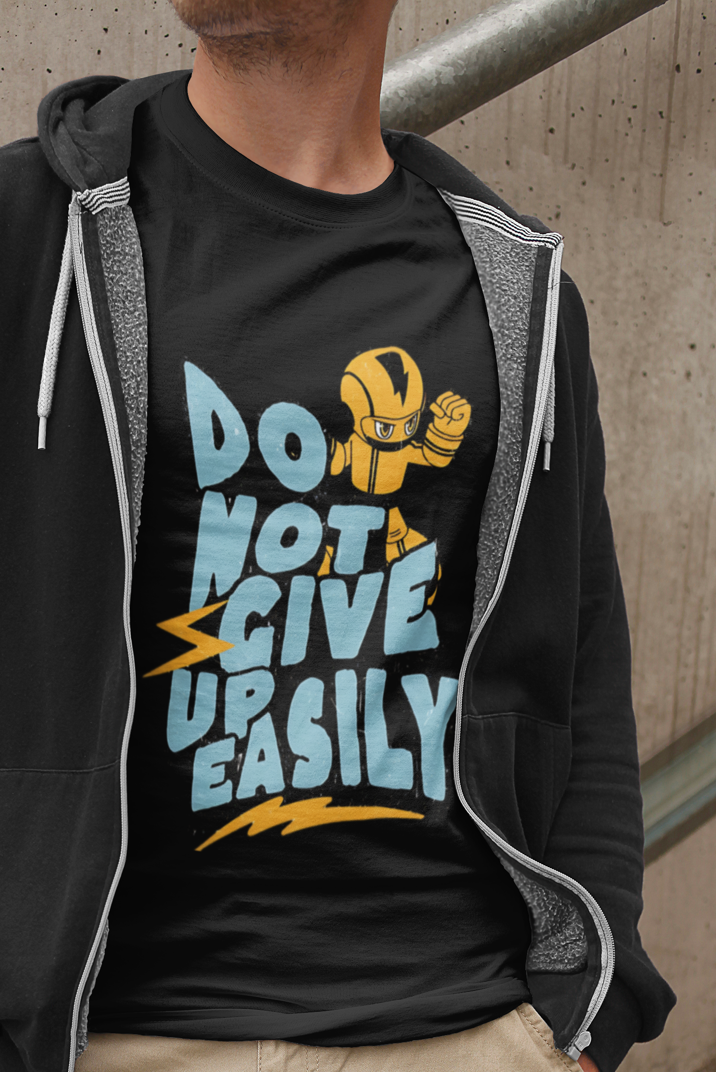 SCUBAAA - Men's Do Not Gve Up RegularT-Shirt