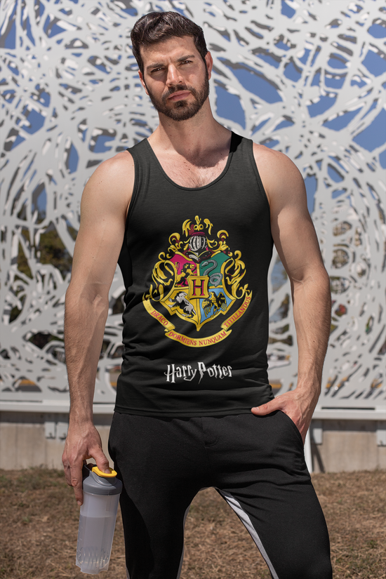 SCUBAAA Men's Harry Potter Sleeveless  T-Shirt