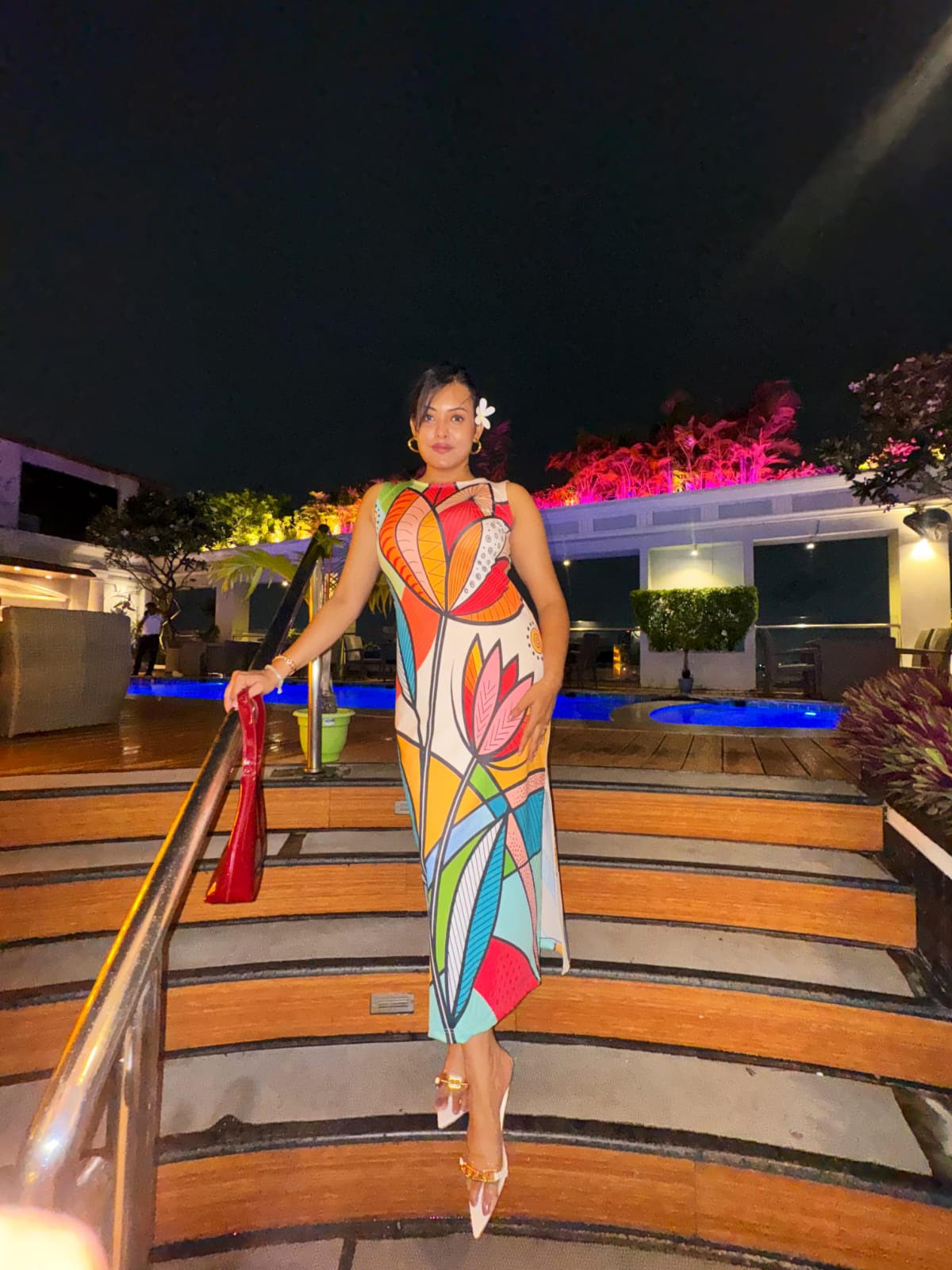 Celeste Garden Bodycon Dress