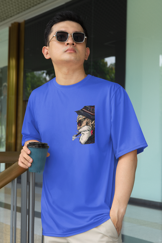 SCUBAAA Men's World War Oversized Half Sleeve T-shirt