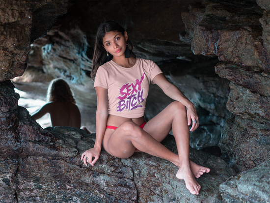 SCUBAAA Sexy Bitch Women's Crop Top
